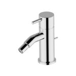 Central hole basin mixer